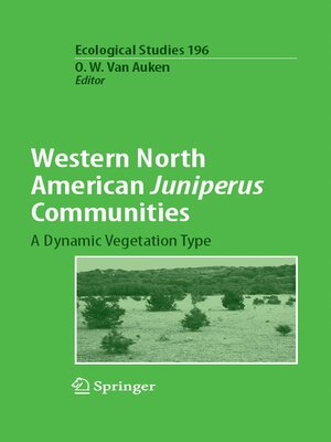 cover image of Western North American Juniperus Communities